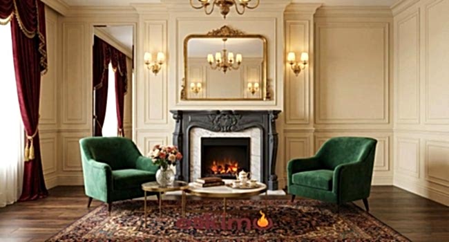 Elektrikli Bacasız Şömine