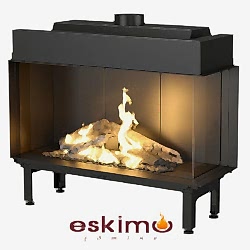 Vourla 100 R Sağ Açık Doğalgazlı Şömine