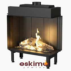 Vourla 80 R Sağ Açık Doğalgazlı Şömine