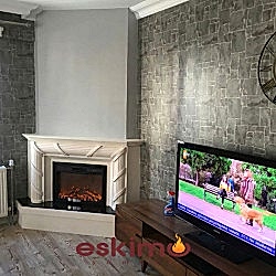 Köşe Elektrikli Şömine ETE-025