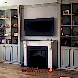 Tv Ünitesi Şömine ETE-057