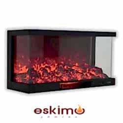 Alaz Efekt 90 3 Taraf Elektrikli Şömine