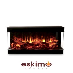 Flameline Coza RZN 110 3 Tarafı Camlı Elektrikli Şömine