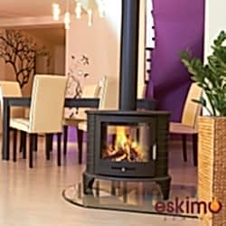 Kratki K8 T Çift Taraf Şömine Soba